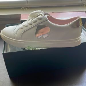 New Kate Spade Fez Sneakers - Gold